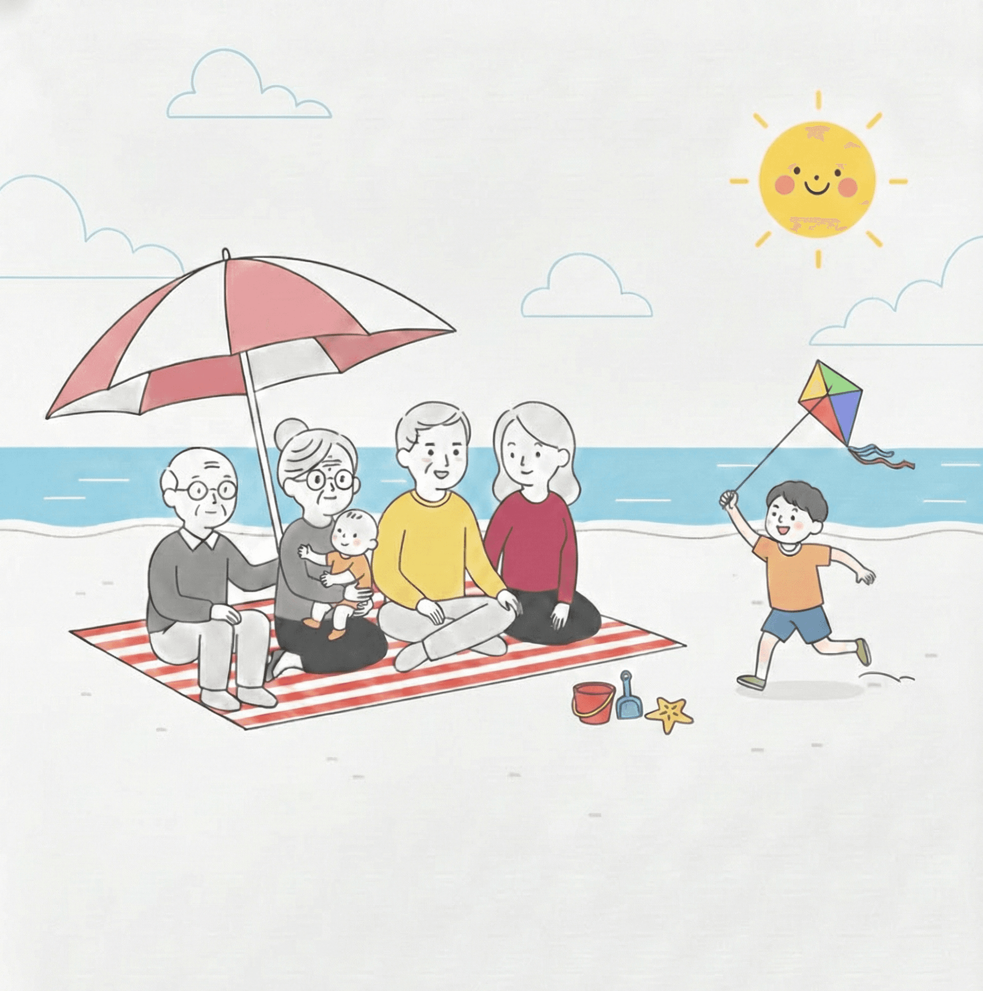 Beach day celebration